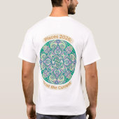 Pisces 2026 Pastel Fish Mandala | Trust the Curren T-Shirt (Rückseite)