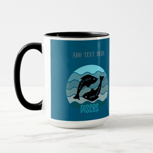 Pisces Anpassbare Tasse (Links)