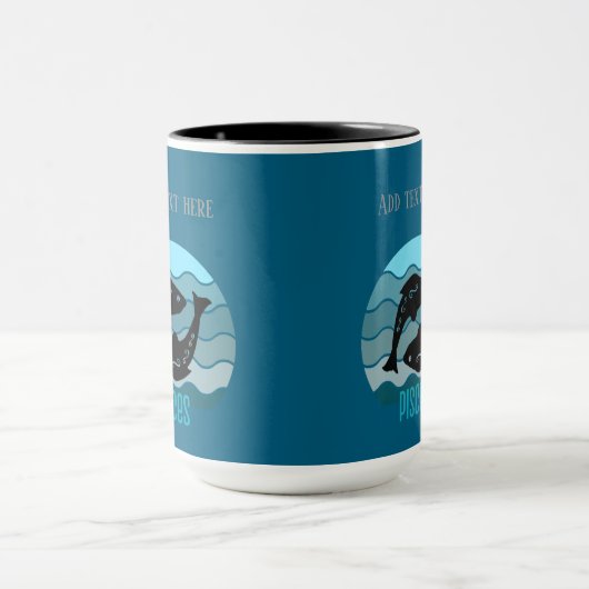 Pisces Anpassbare Tasse (Zentrum)