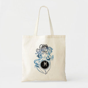 Pisces Art Deco Lady Tragetasche