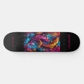 Pisces Astrologie Grafitti Personalize Skateboard (Horizontal)