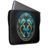 Pisces Astrologie Laptopschutzhülle (Vorne Rechts)
