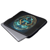 Pisces Astrologie Laptopschutzhülle (Vorne Knopf)