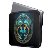 Pisces Astrologie Laptopschutzhülle (Vorderseite Links)