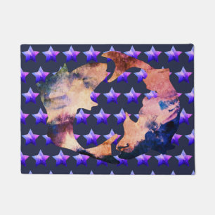 Pisces Astrologie-Zeichen Fußmatte