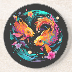 Pisces Astrologie-Zeichen Getränkeuntersetzer