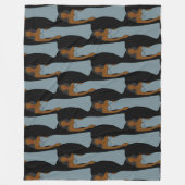 Pisces Astrologie Zodiac Fleecedecke (Vorderseite)