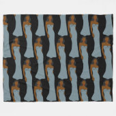 Pisces Astrologie Zodiac Fleecedecke (Vorderseite (Horizontal))