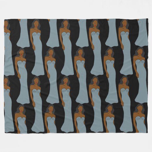 Pisces Astrologie Zodiac Fleecedecke (Vorderseite (Horizontal))