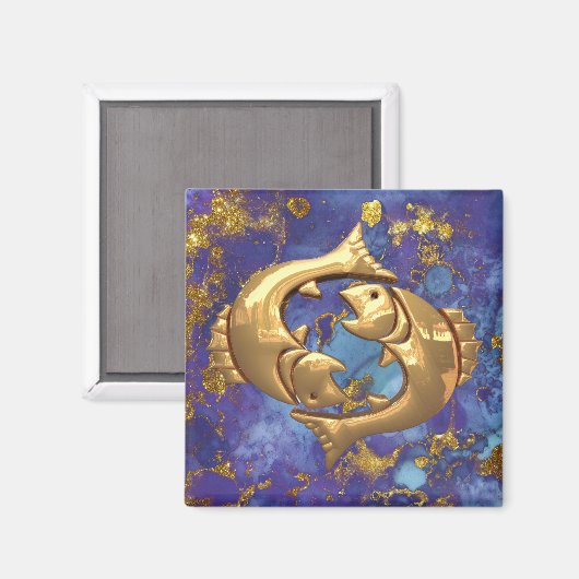 Pisces Astrology Magnet (Vorderseite/Rückseite)