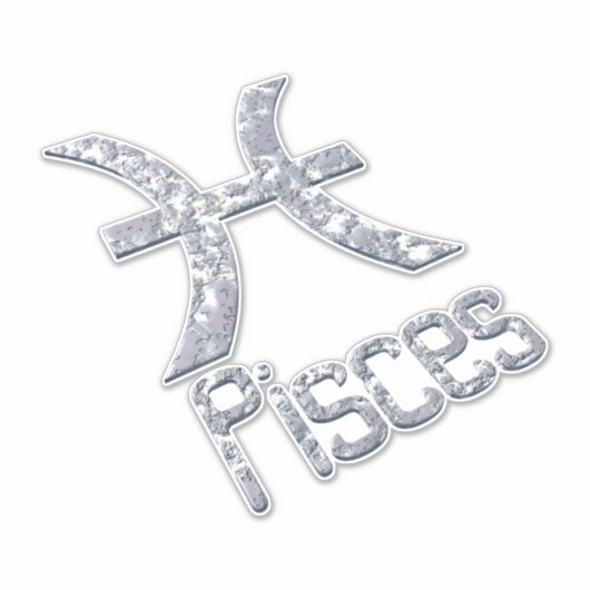 Pisces Aufkleber (Vorderseite)
