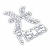 Pisces Aufkleber (Vorderseite)