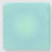 Pisces Aura Gradient Zodiac, grüner Farbton Steinuntersetzer (Vorderseite)