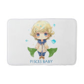 Pisces Baby 4 Badematte (Vorderseite)
