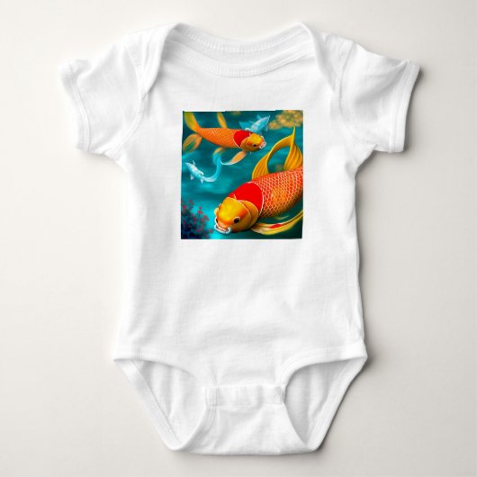 Pisces Baby Strampler (Vorderseite)