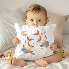 Pisces Baby Zodiac Kinderzimmer Pillow Kissen