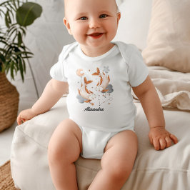 Pisces Baby: Zodiac-Personalisierte Verzauberung v Baby Strampler