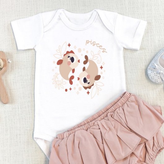 Pisces Baby: "Zodiakmagie der Fische" Baby Strampler