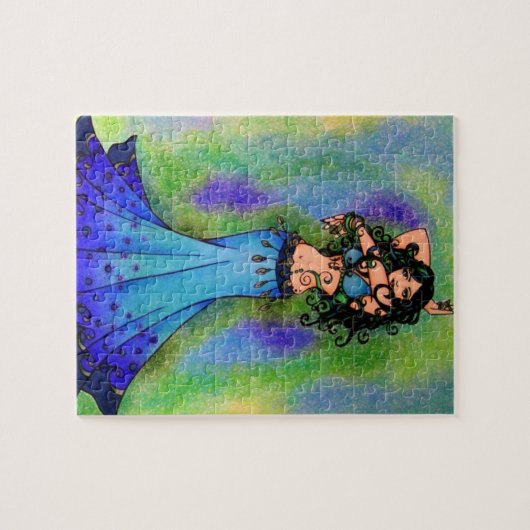 Pisces Belly Dancer Art Puzzle (Horizontal)