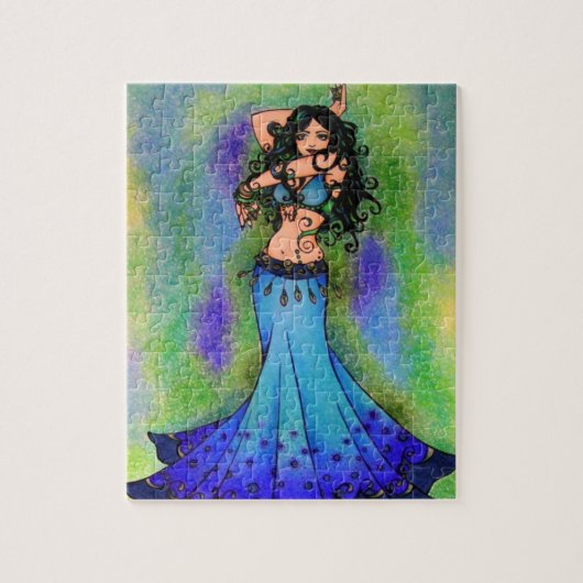 Pisces Belly Dancer Art Puzzle (Vertikal)