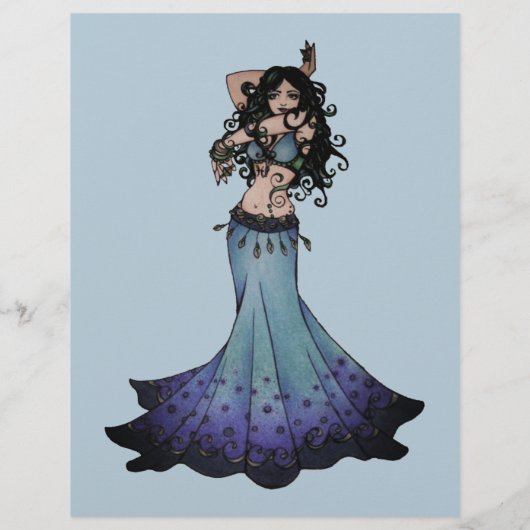Pisces Belly Dancer Flyer (Hinten)