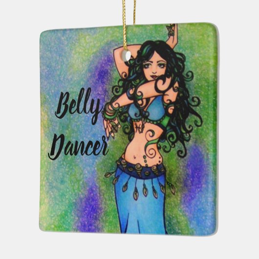 Pisces Belly Dancer Keramikornament (Links)