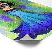 Pisces Belly Dancer Poster (Ecke)