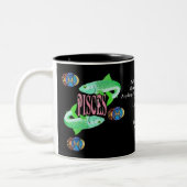 Pisces Birth Sign Zodiac Tasse (Links)