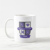 Pisces Birthday Crest™ for February 19-29 Mug Kaffeetasse (Links)