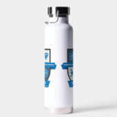 Pisces Birthday Crest™ for March 1-20 Trinkflasche (Rechts)