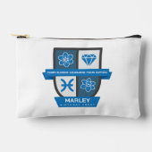 Pisces Birthday Crest™ for March 1-20 Zubehörtasche (Vorderseite)