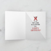 Pisces Birthday für Ihn 20. Februar bis März 20 Karte (Innenseite)