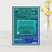 PISCES BIRTHDAY KARTE (Gelbe Blume)