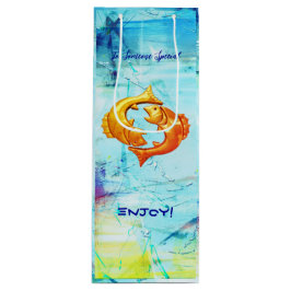 Pisces Birthday Wine Gift Bag Geschenktüte Für Weinflaschen