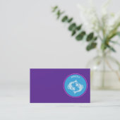 Pisces Business Card Visitenkarte (Stehend Vorderseite)