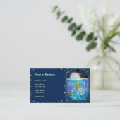 Pisces Business Card Visitenkarte (Stehend Vorderseite)