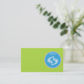 Pisces Business Card Visitenkarte (Stehend Vorderseite)