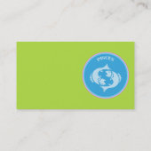 Pisces Business Card Visitenkarte (Rückseite)