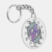 Pisces & Cancer Akryllischer Schlüsselanhänger (Vorderseite links)