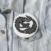 Pisces Celtic Twin‑Current Sigil | BurnsInHell Ink Button (Beispiel)