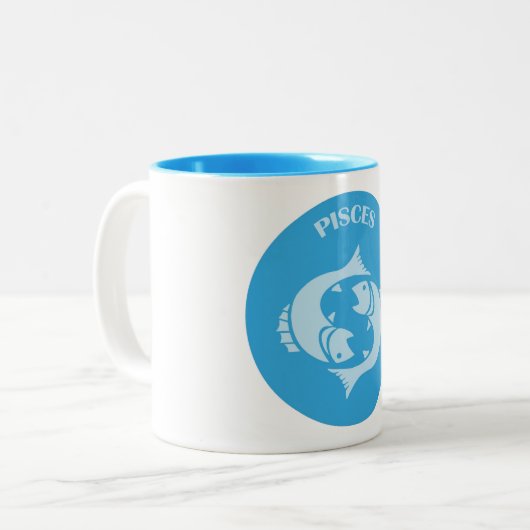 Pisces Coffee Tasse (Vorderseite Links)