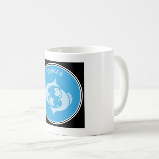 Pisces Coffee Tasse (VorderseiteRechts)