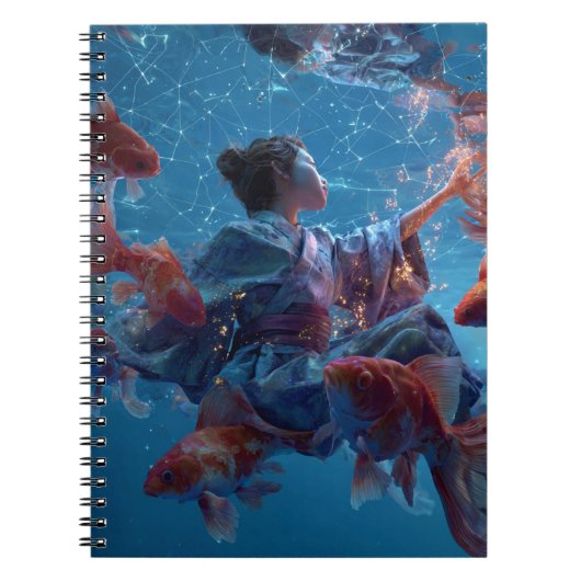 Pisces Constellation Dream Notebook Notizblock (Vorderseite)