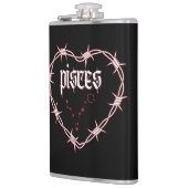 Pisces Constellation Gothic Dark Celestial Edgy Flachmann (Links)