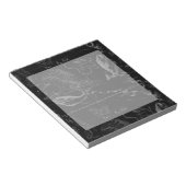 Pisces Constellation Hevelius 1690 auf Schwarz Notizblock (angewinkelt)