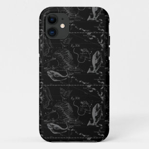 Pisces Constellation Hevelius 1690 Karte Gravieren Case-Mate iPhone Hülle