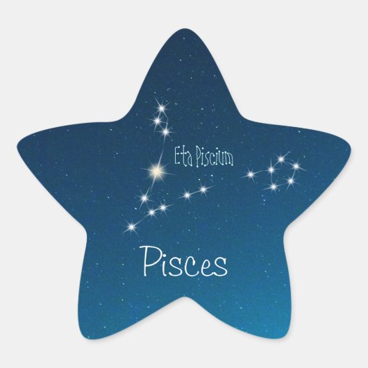 Pisces Constellation Stickers (Vorderseite)