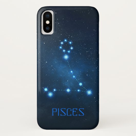 Pisces Constellation Zodiac | Astrologie Case-Mate iPhone Hülle (Rückseite)