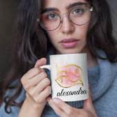 Pisces Customizable Watercolor Zodiac Design Coffe Kaffeetasse