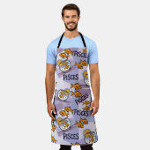 Pisces Design-Geschenk für Zodiac-Sternschauspiele Schürze (Getragen)